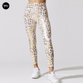Custom Printing Pattern Scrunch Butt High Waist Yoga Pants Women Leopard Yoga Leggings